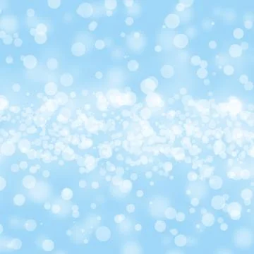 Blue abstract blur bokeh background Stock Illustration