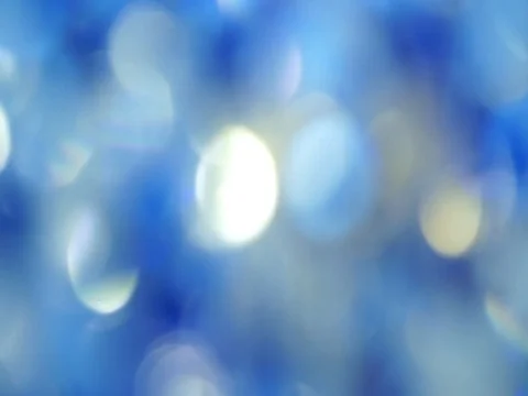 Blue Abstract blured light bokeh lights rotation background Stock Footage 111629544