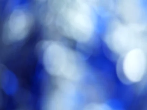 Blue Abstract blured light bokeh lights rotation background Stock Footage 111636215