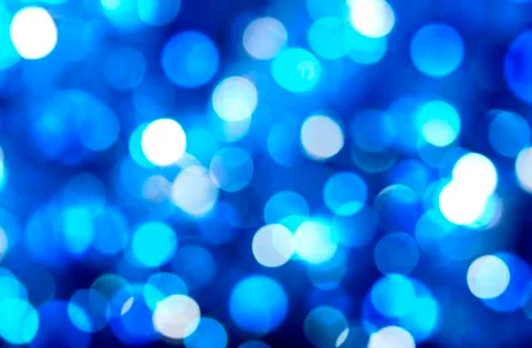 Blue abstract blurred background, bokeh ,circles, white and blue Stock-Illustration