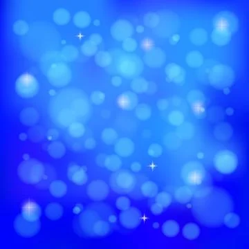 Blue abstract blurred background. Vector illustration Stock Illustration