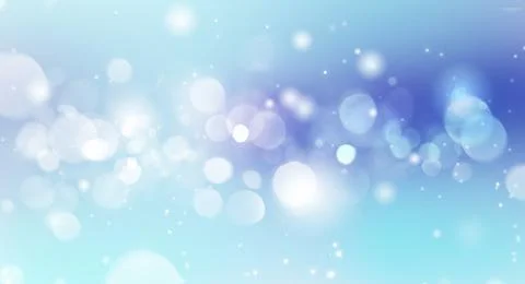 Blue abstract bokeh background Stock Illustration