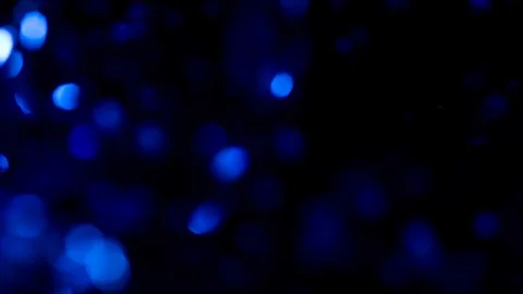 Blue abstract bokeh lights, subtle on a background Stock Footage 125672731