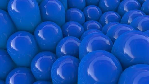 Blue abstract capsule Stock Photos