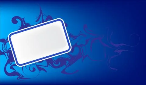 Blue abstract card Illustrazione stock