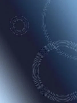 Blue abstract circular light trails create a modern tech feel with soft gra.. Stock Illustration