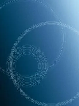 Blue abstract circular light trails form a modern swirl pattern, creating a.. Stock Illustration
