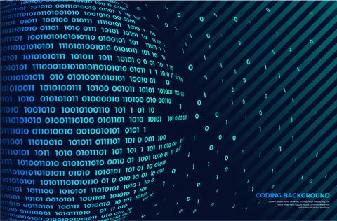 Blue abstract coding background. Modern abstract background. Technology design. イラスト素材