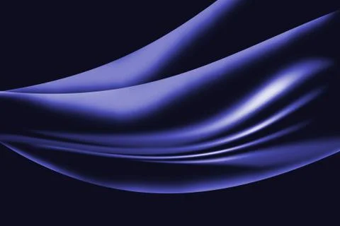 Blue abstract curve lines texture background Stock Illustration