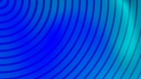 Blue Abstract Curved Lines Flowing Across Bright Digital Gradient Background Видео 333986404