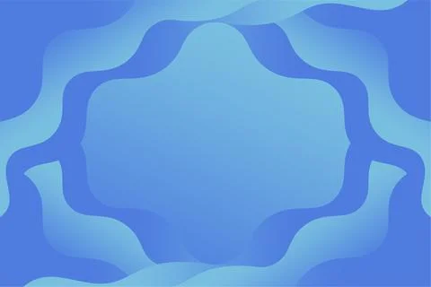Blue Abstract curves background with wave lines Stock Illustration