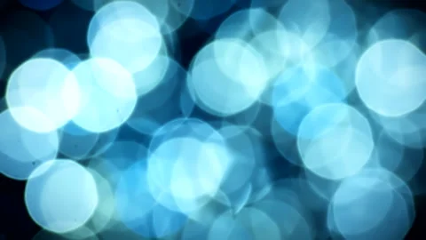 Blue abstract defocused background, circle shape bokeh spots. Stock Footage 259319073