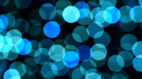 Blue abstract defocused background, circle shape bokeh spots. Loop. Stock Footage 259949184
