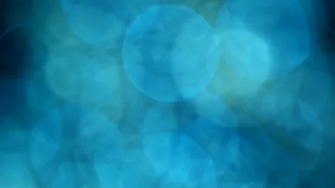 Blue abstract defocused background, circle shape bokeh spots. Loop. Stock Footage 259949691