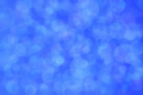 Blue abstract defocused background, circle shape bokeh pattern. イラスト素材