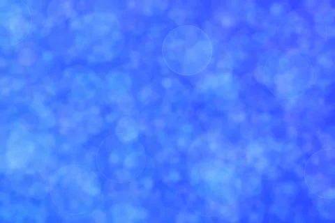 Blue abstract defocused background, circle shape bokeh pattern. 스톡 일러스트