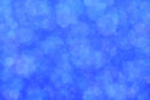 Blue abstract defocused background, circle shape bokeh pattern. Stock Illustration