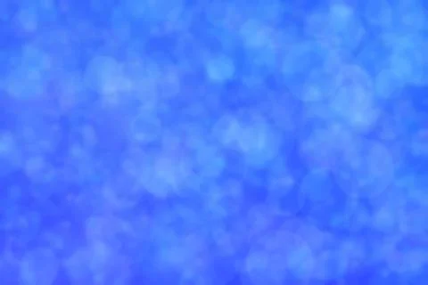 Blue abstract defocused background, circle shape bokeh pattern. Stockillustratie
