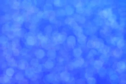 Blue abstract defocused background, circle shape bokeh pattern. Stock Illustration