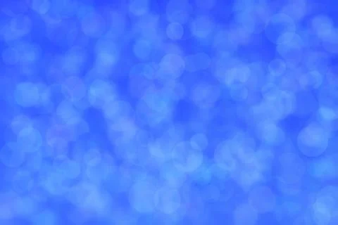 Blue abstract defocused background, circle shape bokeh pattern. イラスト素材