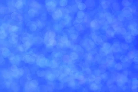 Blue abstract defocused background, circle shape bokeh pattern. Stock Illustration