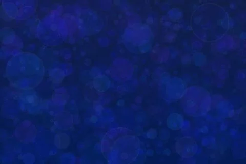 Blue abstract defocused background, circle shape bokeh pattern. 스톡 일러스트