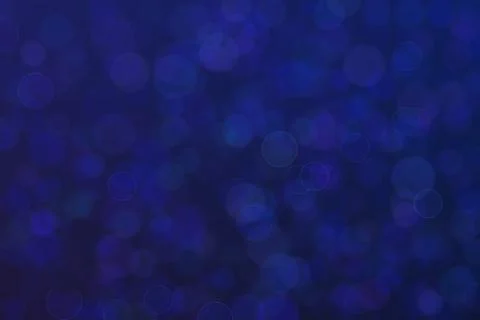 Blue abstract defocused background, circle shape bokeh pattern. Stock Illustration
