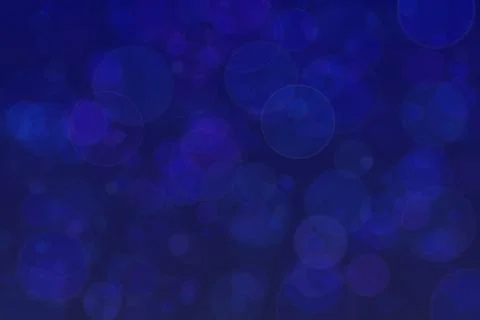 Blue abstract defocused background, circle shape bokeh pattern. 스톡 일러스트