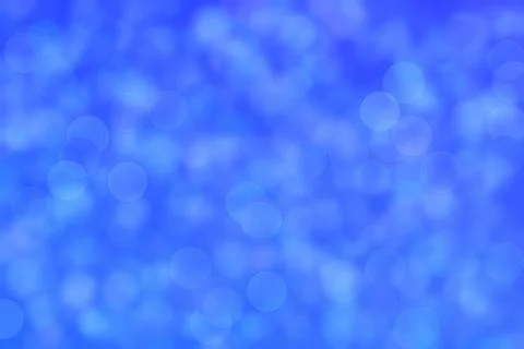 Blue abstract defocused background, circle shape bokeh pattern. Stock Illustration