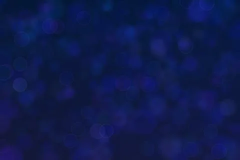 Blue abstract defocused background, circle shape bokeh pattern. Stock Illustration