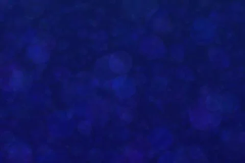 Blue abstract defocused background, circle shape bokeh pattern. Foto stock