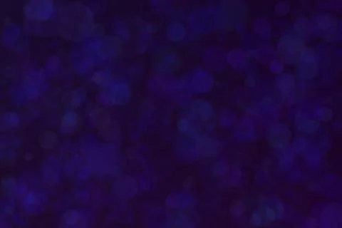 Blue abstract defocused background, circle shape bokeh pattern. Foto stock