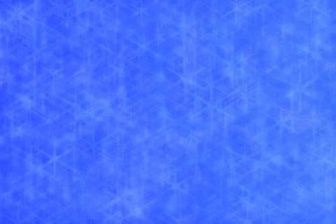 Blue abstract defocused background, star shape bokeh pattern. Stock Illustration