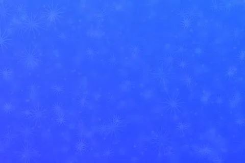 Blue abstract defocused background, star shape bokeh pattern. Stock Illustration