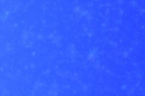 Blue abstract defocused background, star shape bokeh pattern. Illustrazione stock