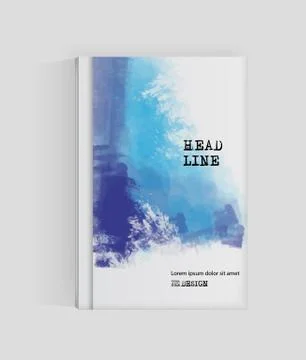 Blue abstract design. Stock Illustration