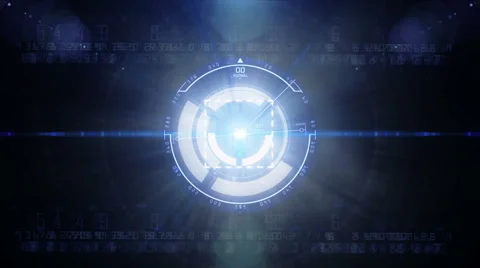 Blue abstract digital background Stock Footage 48106398