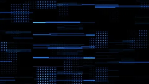 Blue abstract digital futuristic technology animated background 스톡 동영상 290073205