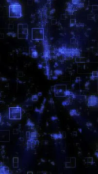 Blue abstract digital network data background Stock Illustration