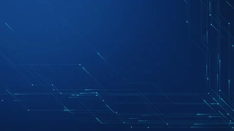 Blue Abstract Digital Technology Circuit Board Motion Graphic Background Video Stock-Footage 346866412