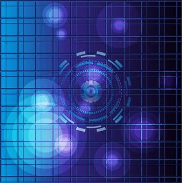 Blue Abstract dots light mosaic Stock Illustration