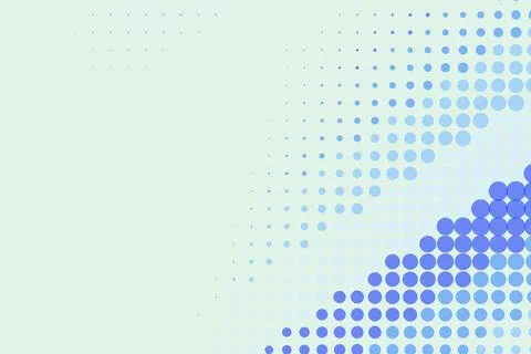 Blue abstract dotted pattern with gradient background Stock Photos