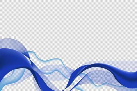 Blue abstract dynamic wave background element design Stockillustratie