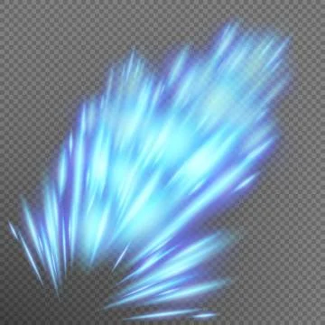 Blue abstract effect object burst. EPS 10 Stock Illustration
