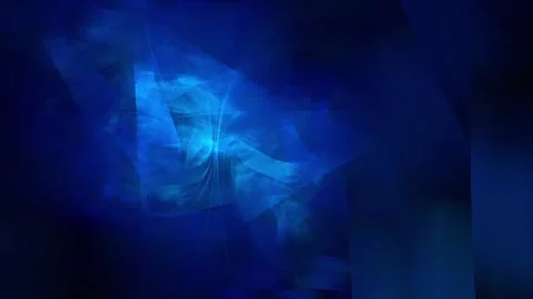 Blue Abstract Energy Light Formation with Glowing Geometric Shapes Stock Footage 345952084