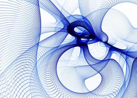 Blue abstract flames Stock-Illustration