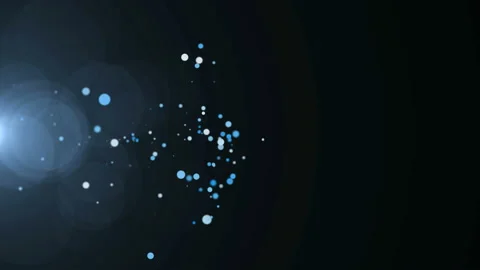 Blue abstract flow liquid animation circ... | Stock Video | Pond5