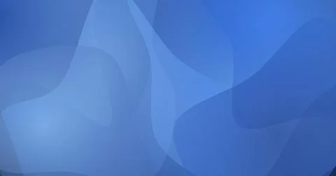 Blue abstract flowing shapes translucent background with light and shadow e.. Illustrazione stock