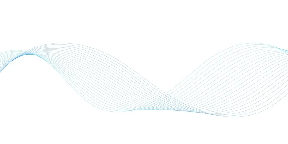 Blue Abstract Flowing Wave Background Vector Ilustración de archivo