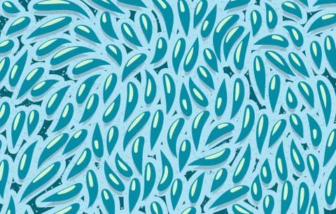 Blue abstract forms creative background. vector illustration Stock Illustration